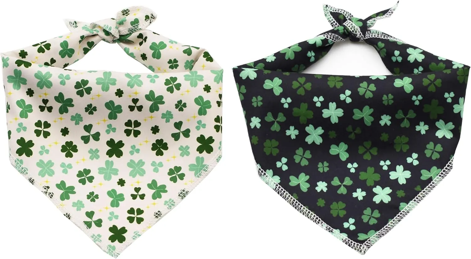 2 Pack Dog Bandanas, Cute Dog Bandana for Small Medium Large Dogs