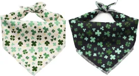2 Pack Dog Bandanas, Cute Dog Bandana for Small Medium Large Dogs
