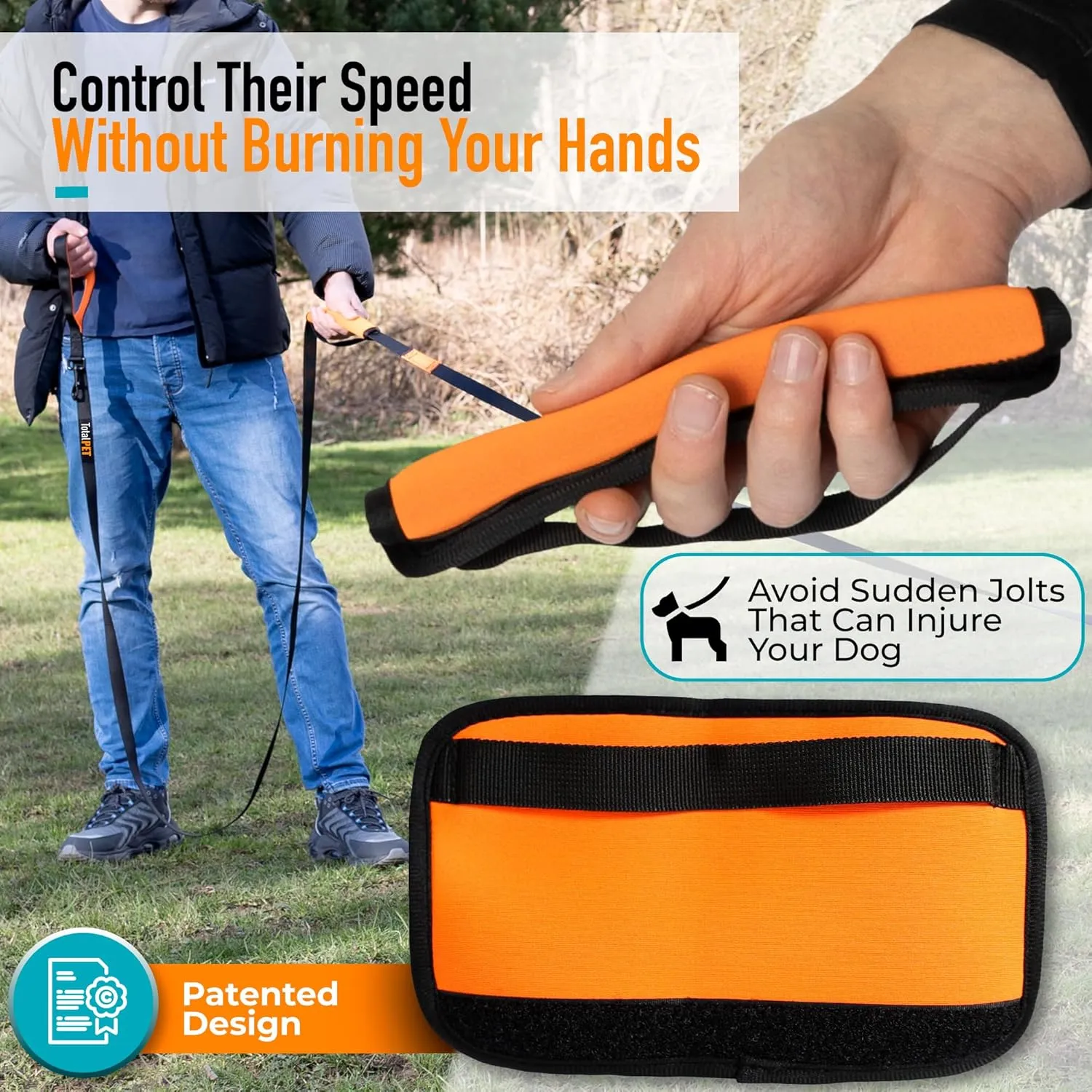 50ft Long Leash for Dogs - Long Line Dog Leash for Training Recall/Commands at Distance - Nylon, Heavy Duty - Ideal for Large & Small Breeds
