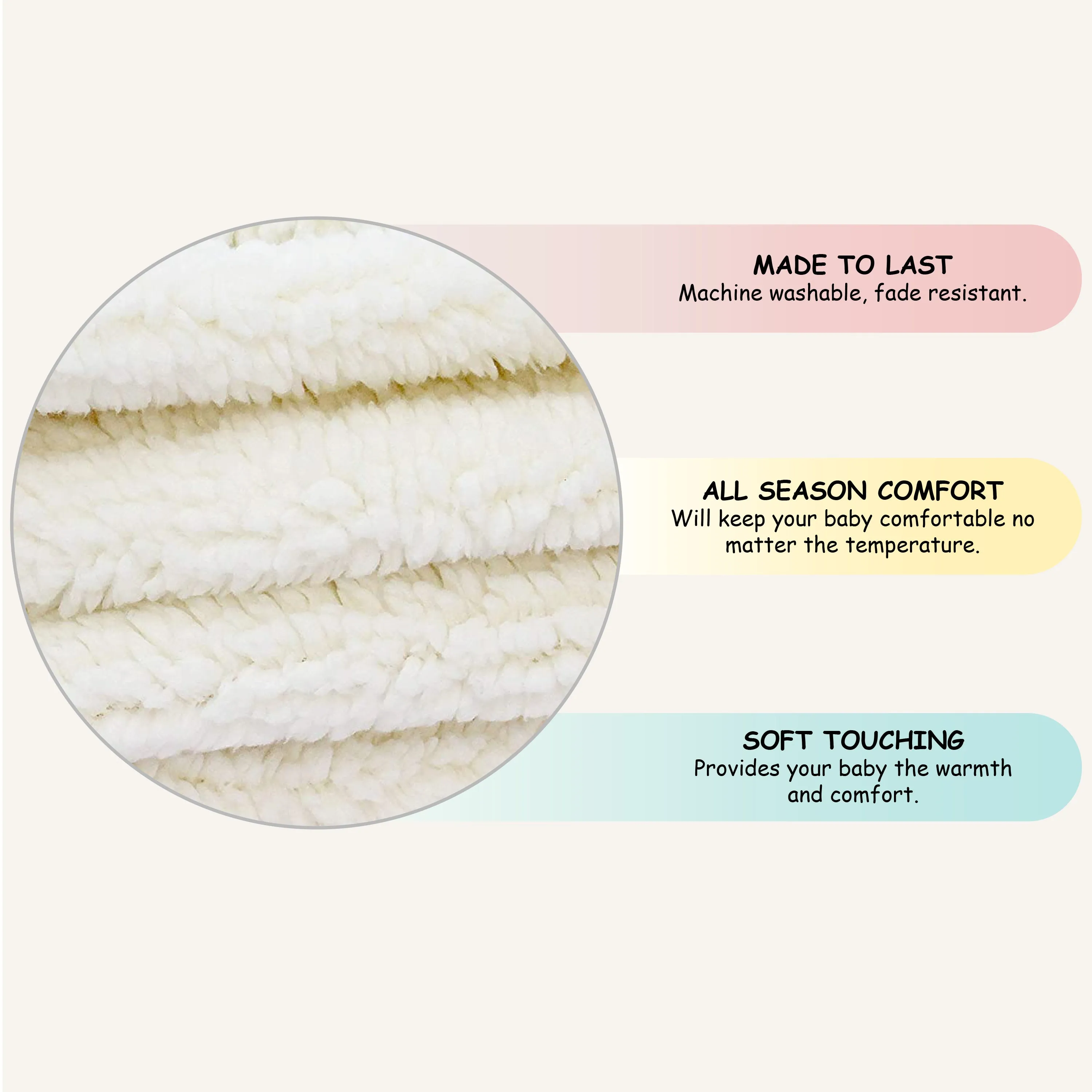 Abracadabra Chamois Blanket -  Pink