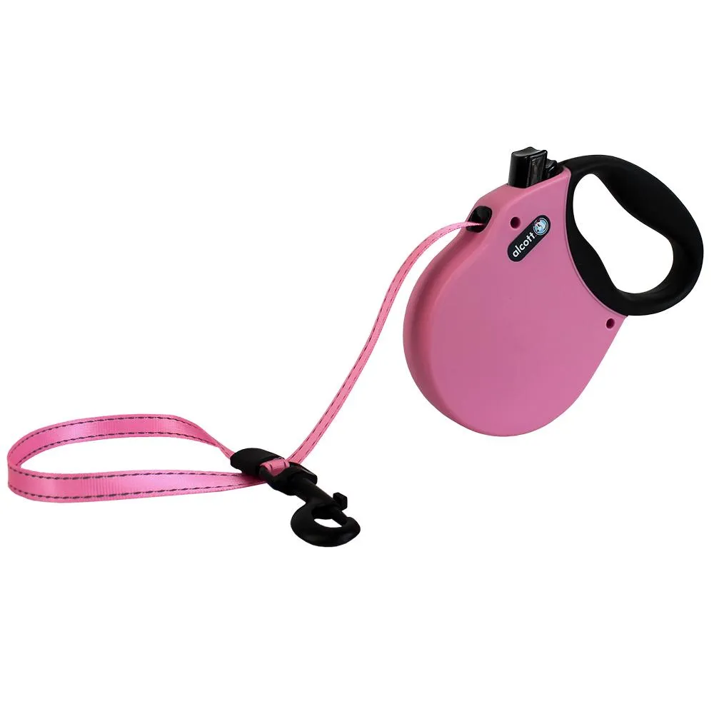 Alcott Adventure Retractable Leash with Reflective Belt