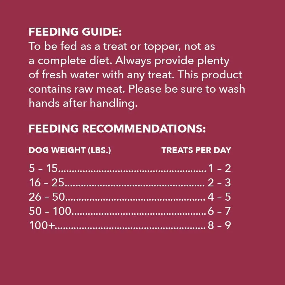 Amazon Brand - Wag Freeze-Dried Raw Single Ingredient Dog Treats Beef, 3.3oz (Pack of 2)