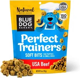 Blue Dog Bakery Perfect Trainers Treat | Small, Soft & Chewy Beef Flavor | Natural Healthy Dog Treats, 6 oz (Pack of 1)