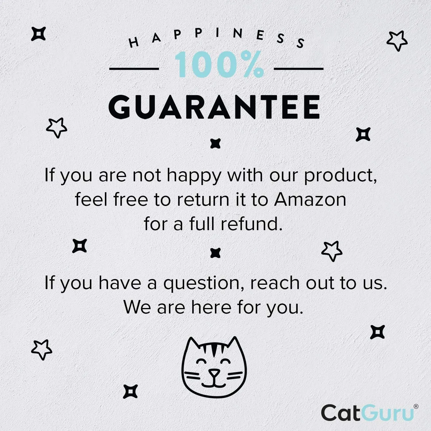 CatGuru Whisker Stress Free Cat Water Bowl, Reliefs Whisker Fatigue, Wide Cat Dish, Non Slip Pet Feeding Bowl, Shallow Pet Food Water Bowls, Non Skid Bowls for Cats (Marshmallow)