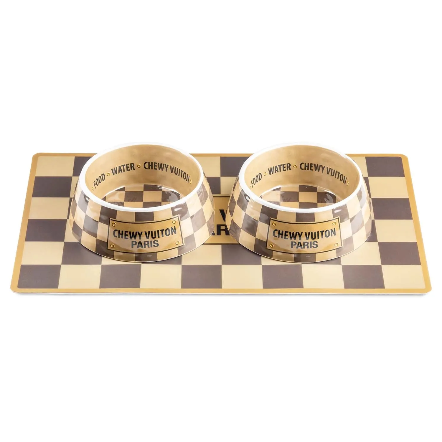 Checker Chewy Vuiton Placmat - 11.5" x 19"