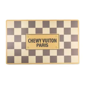 Checker Chewy Vuiton Placmat - 11.5" x 19"