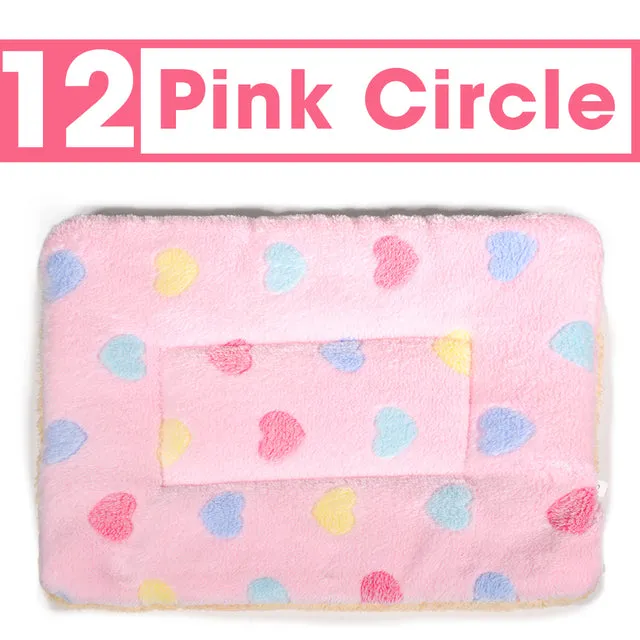 Dog Bed Mat Paw Footprint Blanket