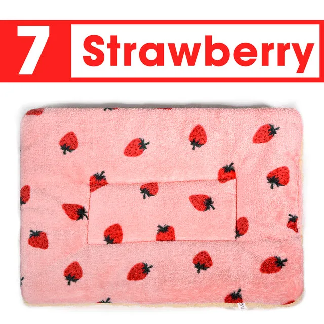 Dog Bed Mat Paw Footprint Blanket