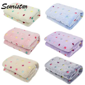 Dog Bed Soft Fleece Cushion Blanket