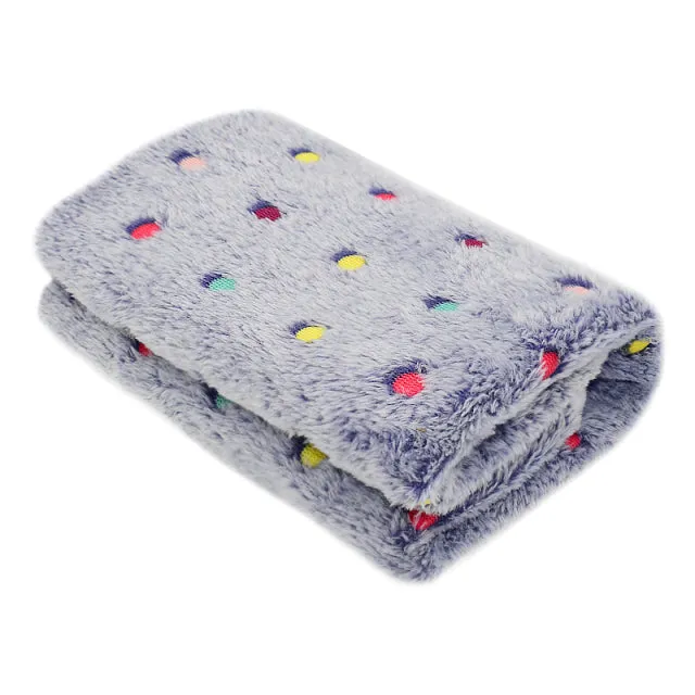 Dog Bed Soft Fleece Cushion Blanket