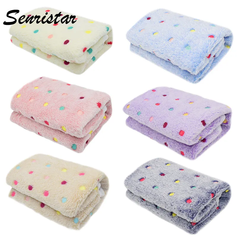 Dog Bed Soft Fleece Cushion Blanket