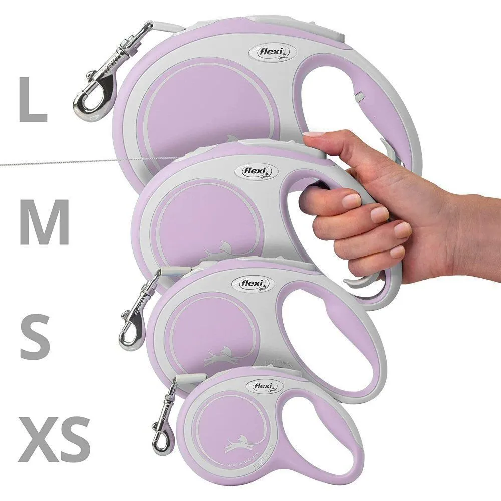 Flexi Rose New Comfort Tape Retractable Dog Lead