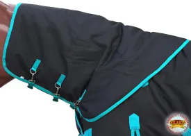 HILASON 1200D Winter Waterproof Poly Turnout Horse Hood Neck Cover - Large