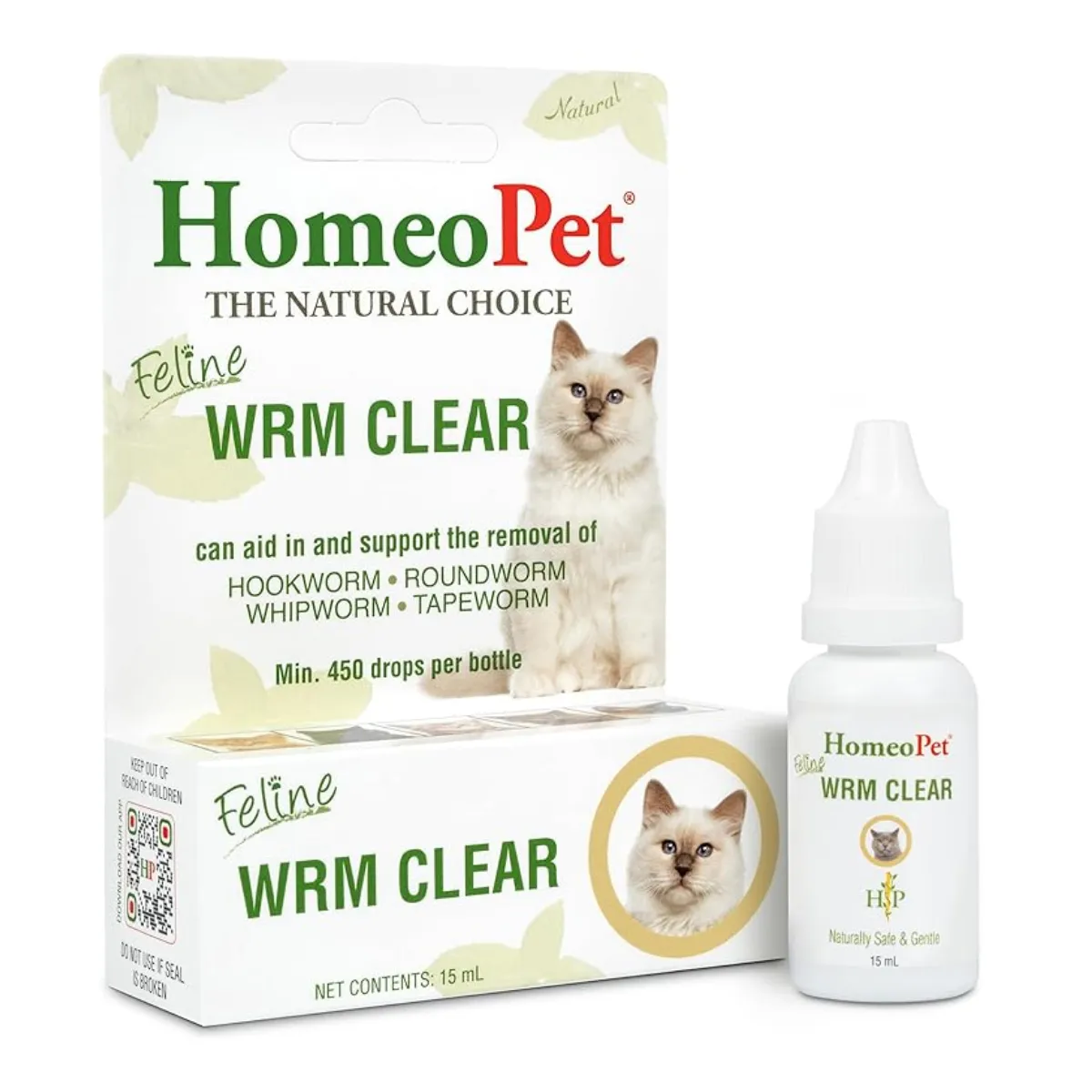 HomeoPet Feline WRM Clear Cat Medicine 15ml
