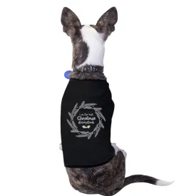 I Am The Best Christmas Decoration Wreath Pets Black Shirt