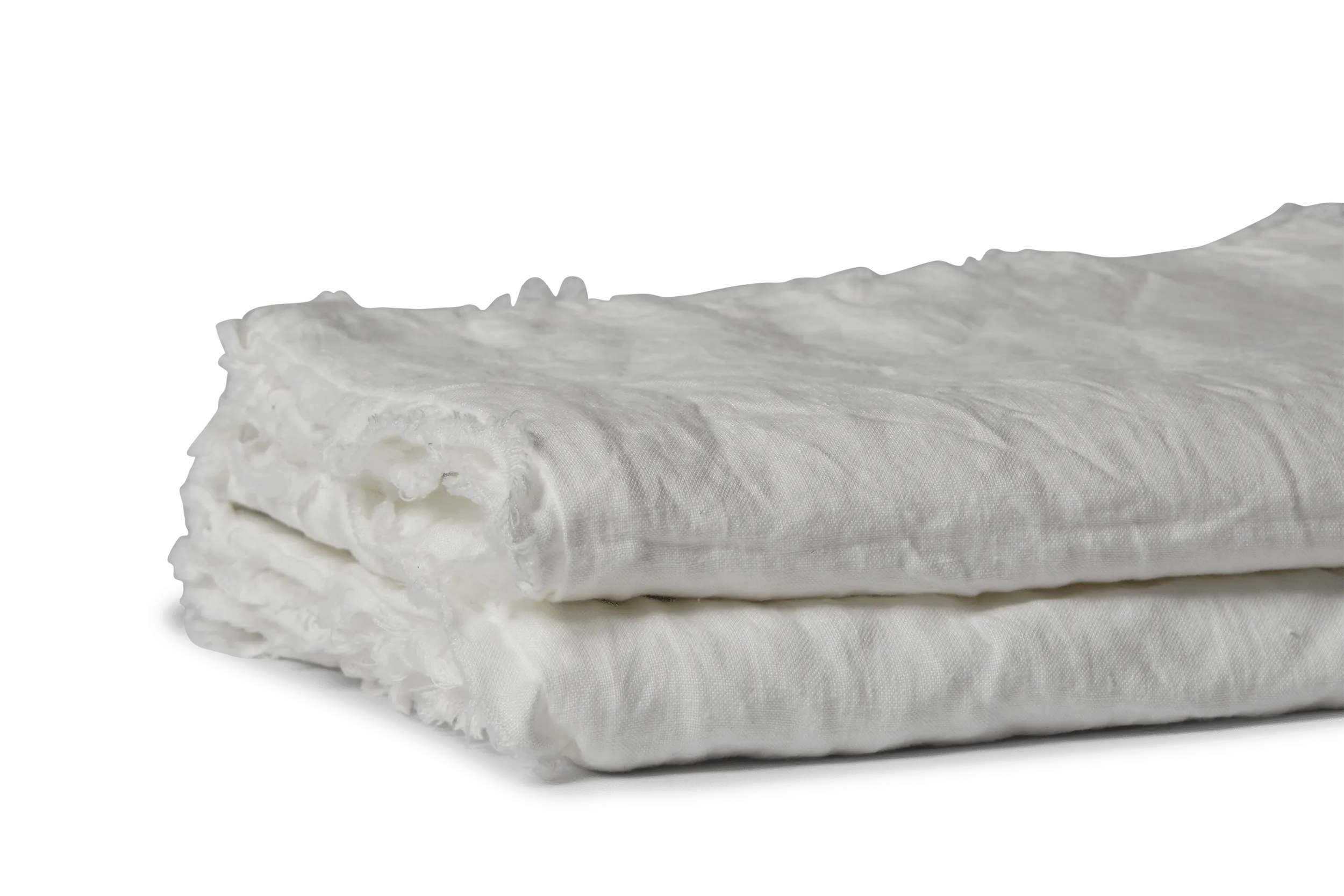 LINEN EUROPEAN PILLOW SET ANTIQ WHITE