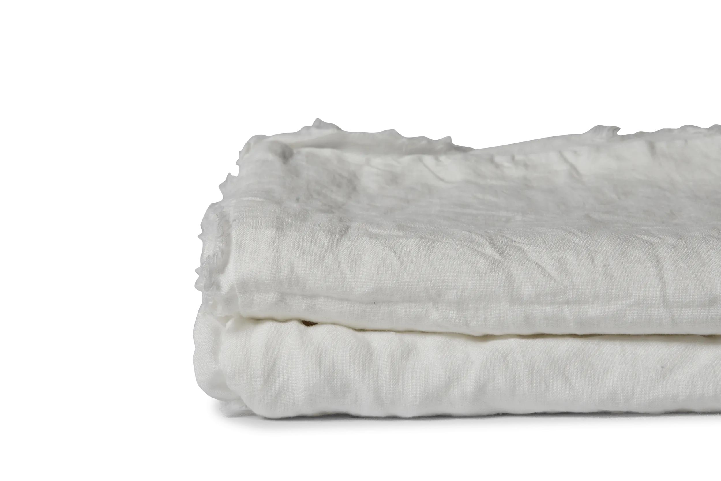 LINEN EUROPEAN PILLOW SET ANTIQ WHITE