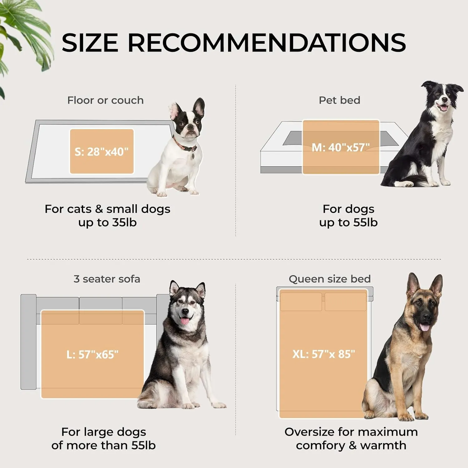 Luciphia Waterproof Blanket for Large Dogs Liquid Proof Furniture Protector Washable Pet Reversible Bed Cover for Couch Soft Sherpa Fleece Cat Blanket for Small Medium Pink White Medium57" x 40"