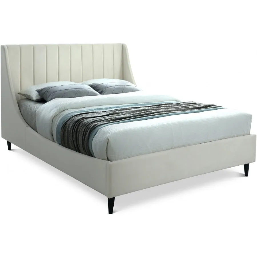 Meridian Furniture Eva Velvet Bed