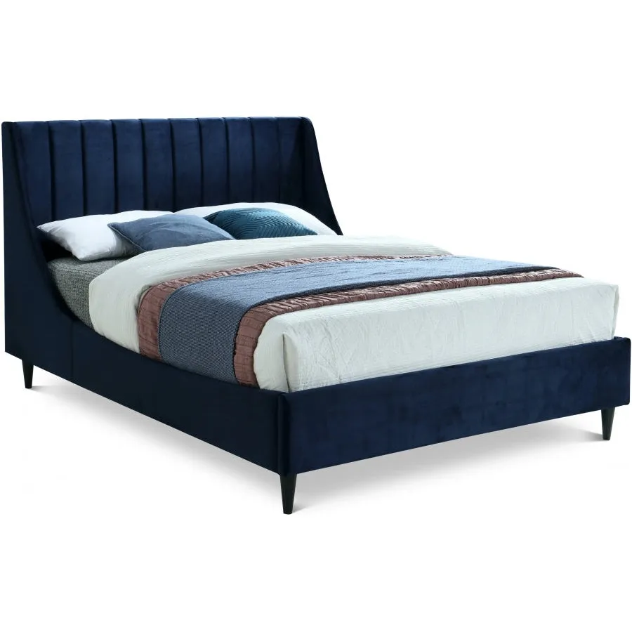 Meridian Furniture Eva Velvet Bed