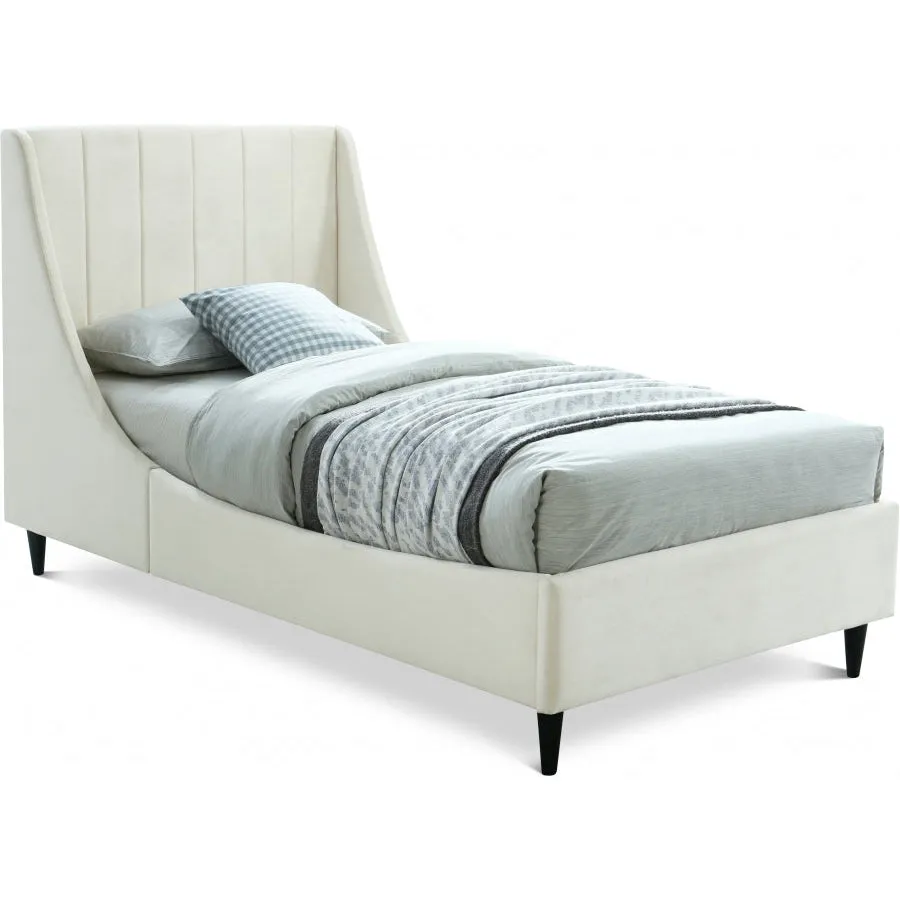Meridian Furniture Eva Velvet Bed