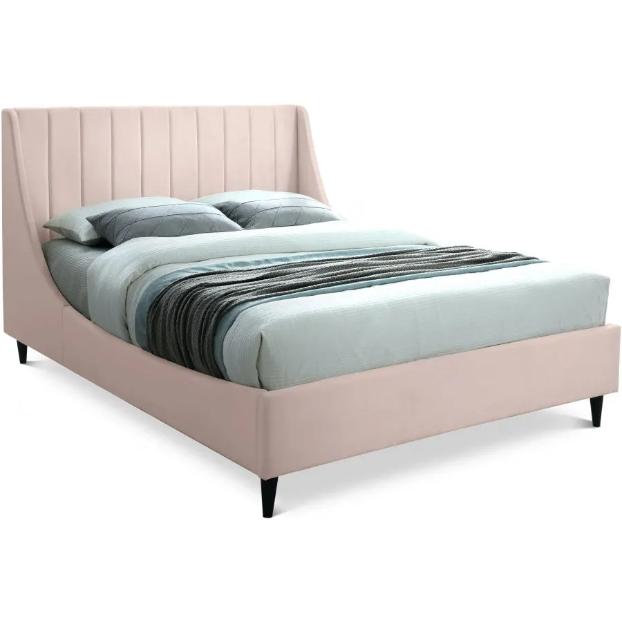 Meridian Furniture Eva Velvet Bed