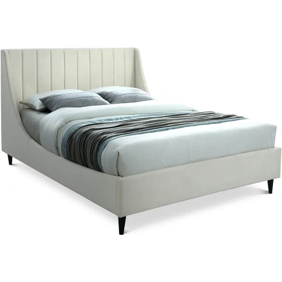 Meridian Furniture Eva Velvet Bed