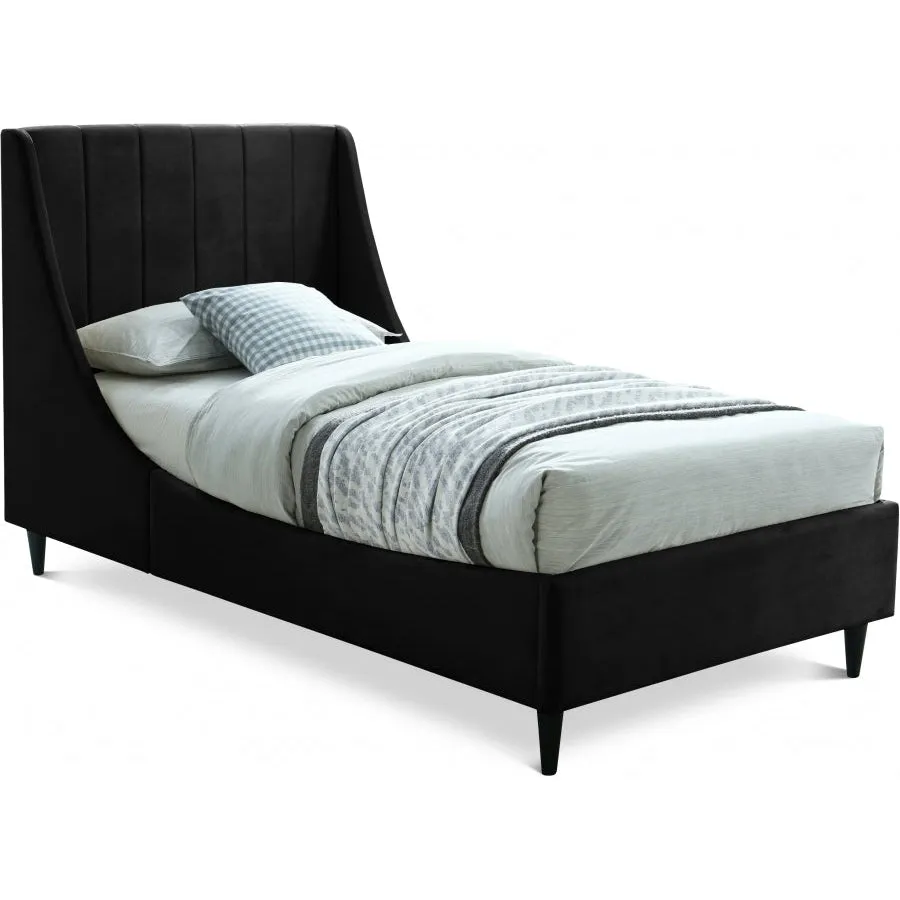 Meridian Furniture Eva Velvet Bed