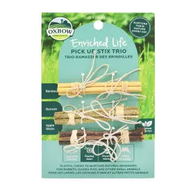 Oxbow Pick Up Stix Trio Small Pet Treat
