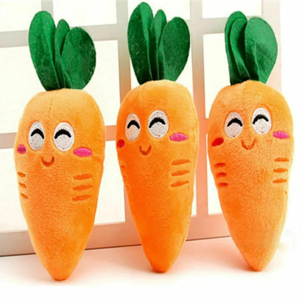 Pat and Pet Emporium | Pet Chew Toys | Pet Carrot Toy 3Pcs Set
