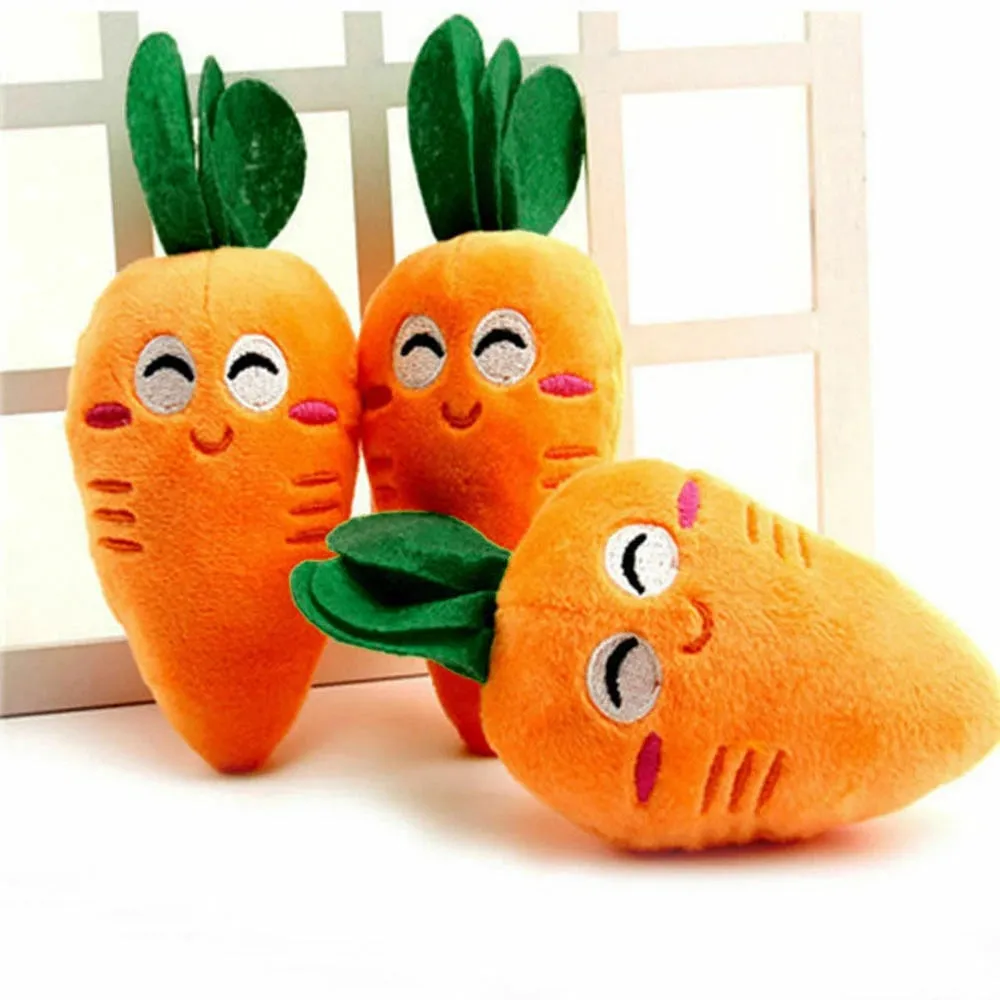 Pat and Pet Emporium | Pet Chew Toys | Pet Carrot Toy 3Pcs Set