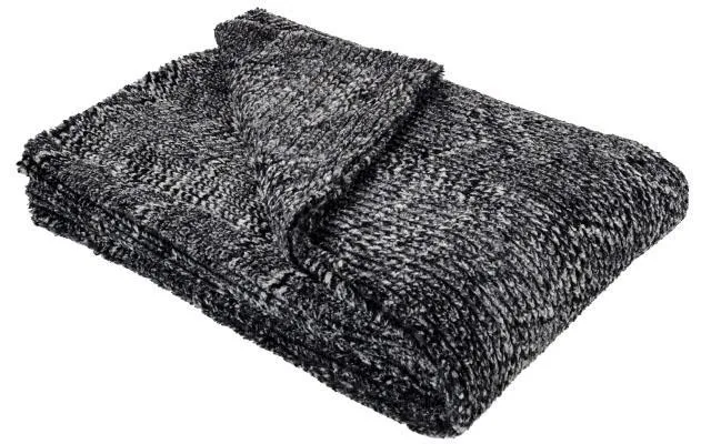 Pet / Dog Blanket - Cozy Cable in Ash Faux Fur