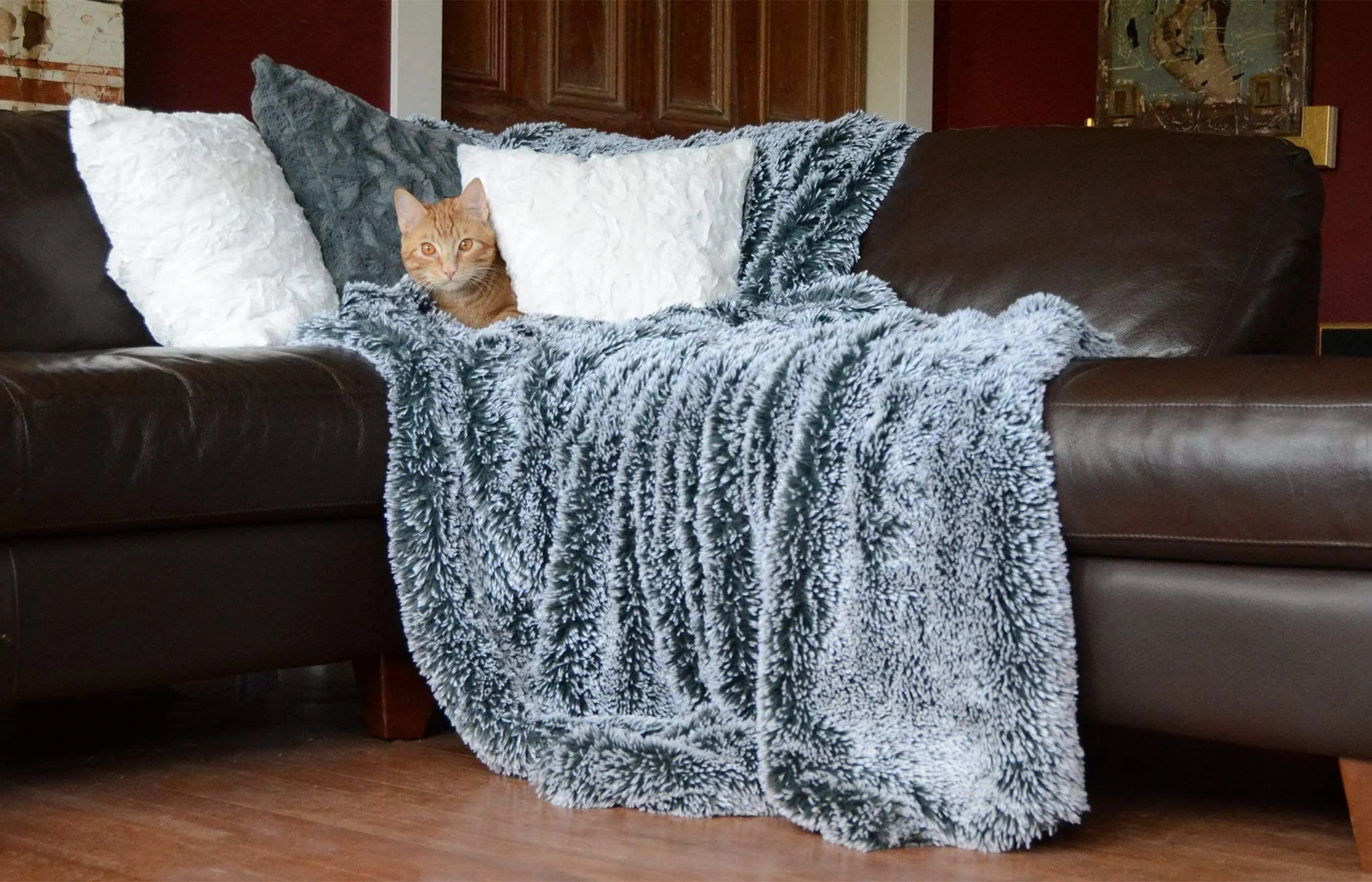 Pet / Dog Blanket - Fox Faux Fur