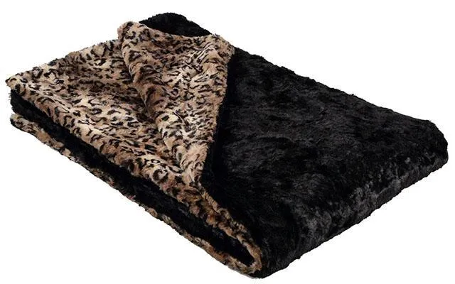 Pet / Dog Blanket - Luxury Faux Fur in Carpathian Lynx