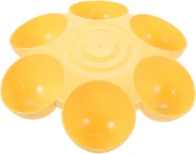 Pet Feeding Bowl Pet Feeders Cat Bowls for Food and Water Indoor Water Fountains Food Dispenser Eating Station for Cats Puppy Bowls Dog Food Bowls Travel Round Plastic Pet Supplies