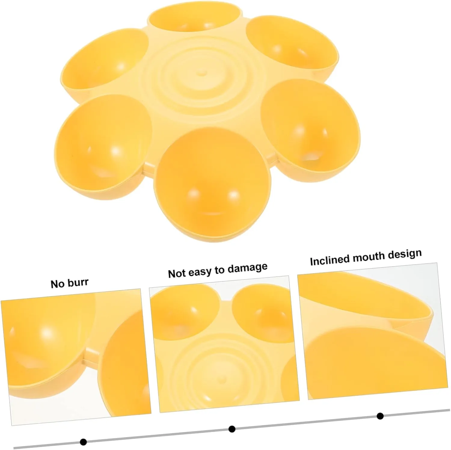 Pet Feeding Bowl Pet Feeders Cat Bowls for Food and Water Indoor Water Fountains Food Dispenser Eating Station for Cats Puppy Bowls Dog Food Bowls Travel Round Plastic Pet Supplies