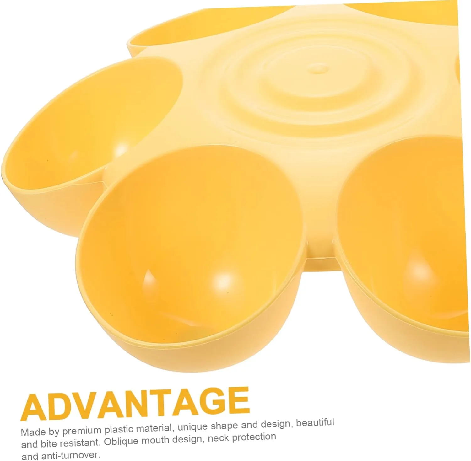 Pet Feeding Bowl Pet Feeders Cat Bowls for Food and Water Indoor Water Fountains Food Dispenser Eating Station for Cats Puppy Bowls Dog Food Bowls Travel Round Plastic Pet Supplies