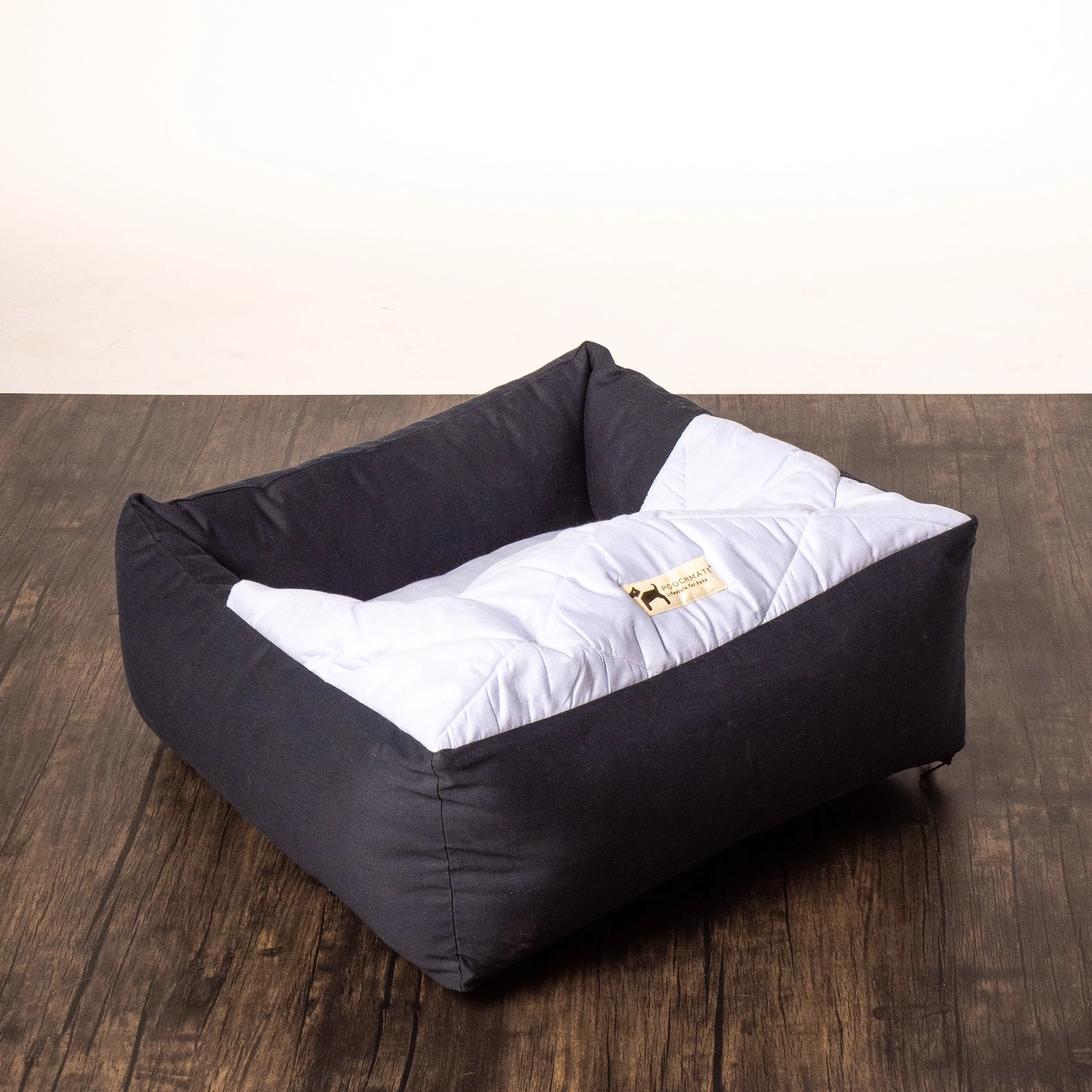 PoochMate Nesting Cat and Puppy Bed : Dreamscape Blue