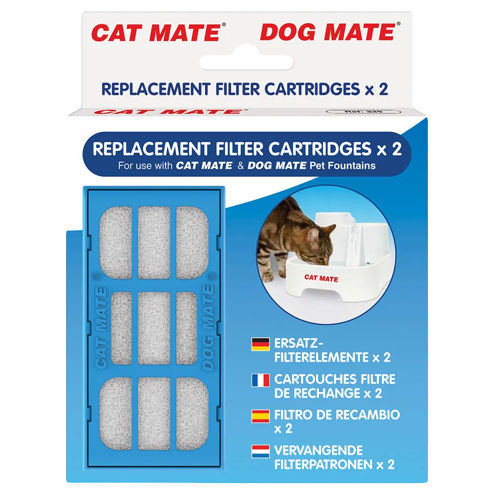 Replacement Filter Cartridges: Pet Fountain (2 Pack) (339)