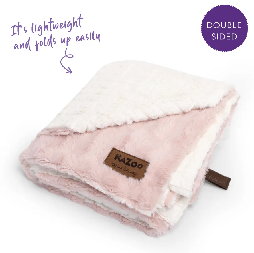 Reversible Snuggle Pet Blanket - Pink