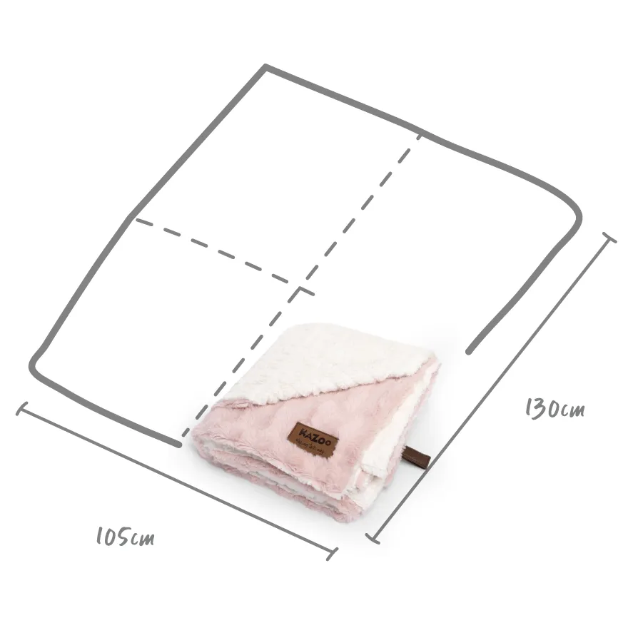 Reversible Snuggle Pet Blanket - Pink