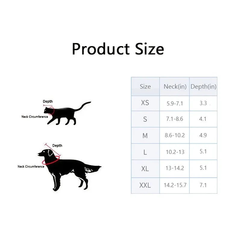ScratchProof Pet Cone Safe Recovery Solution for Dogs and Cats