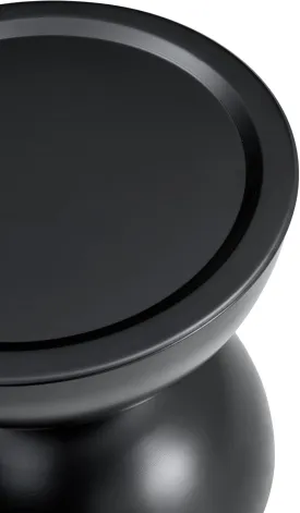 Stylish Multifunctional Round Coffee Tables with Cat Bed, Marble Look Top, Sturdy Steel Base, Black