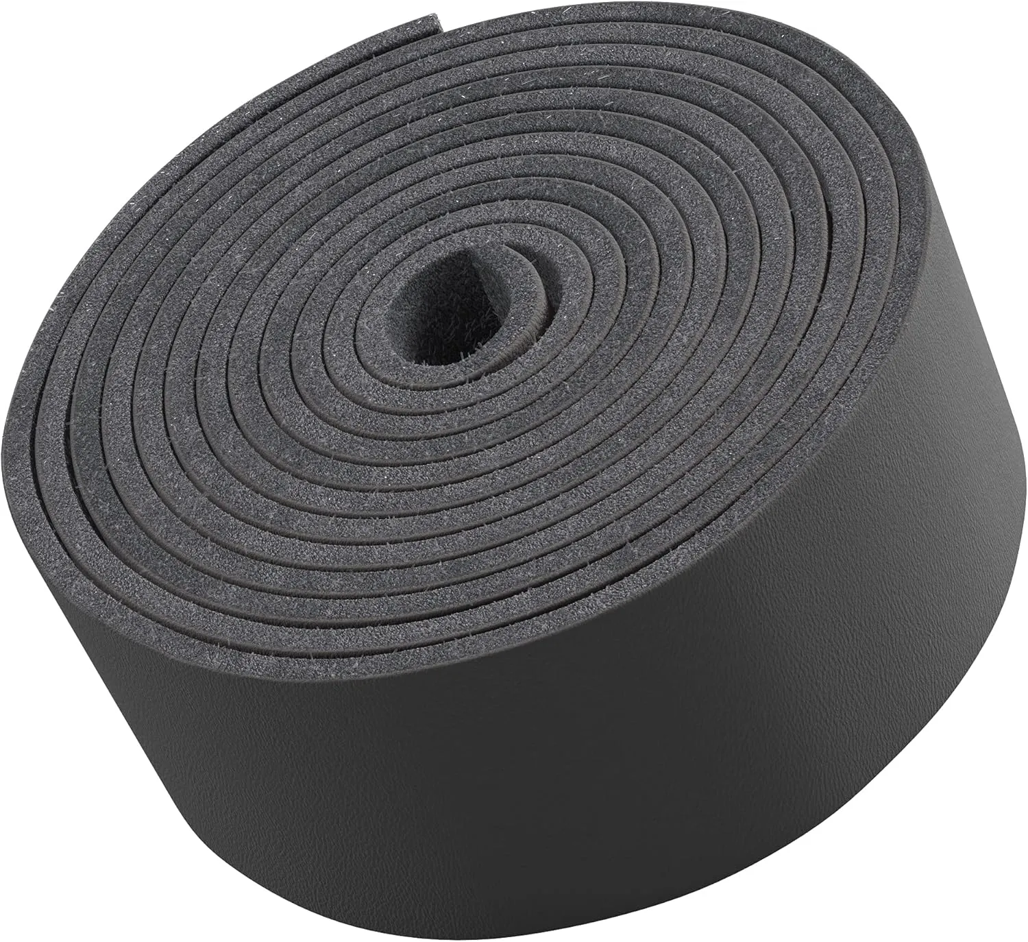 TOFL Genuine Top-Grain Leather Strap | 72 Inches Long | 3/4 Inch Wide | 1/16 Inch Thick (4-5 oz) | 1 Leather Strip for DIY Arts & Craft Projects, Clothing, Jewelry, Wrapping | Smokey Gray