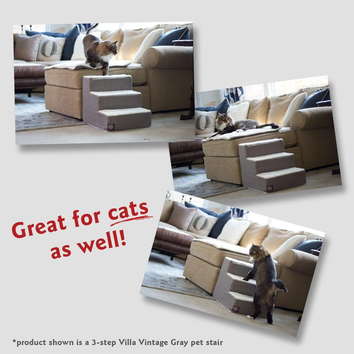 Towers 3 Step Pet Stairs (Heavy Duty)