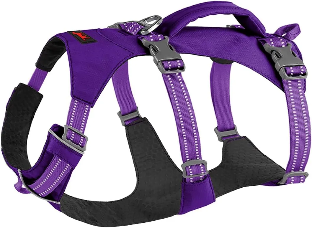 Tuff Pupper Escape Proof Dog Harness for Medium Dogs | No Pull Lightweight Adjustable Harness | No Escape Multifunctional Outdoor Pet Gear | Strong Durable Breathable | Secure Comfortable Fit
